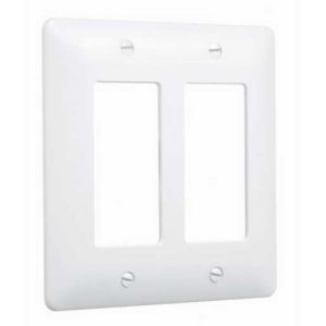 White Two Cover Switches & Receptacles 15A 125V Decorator
