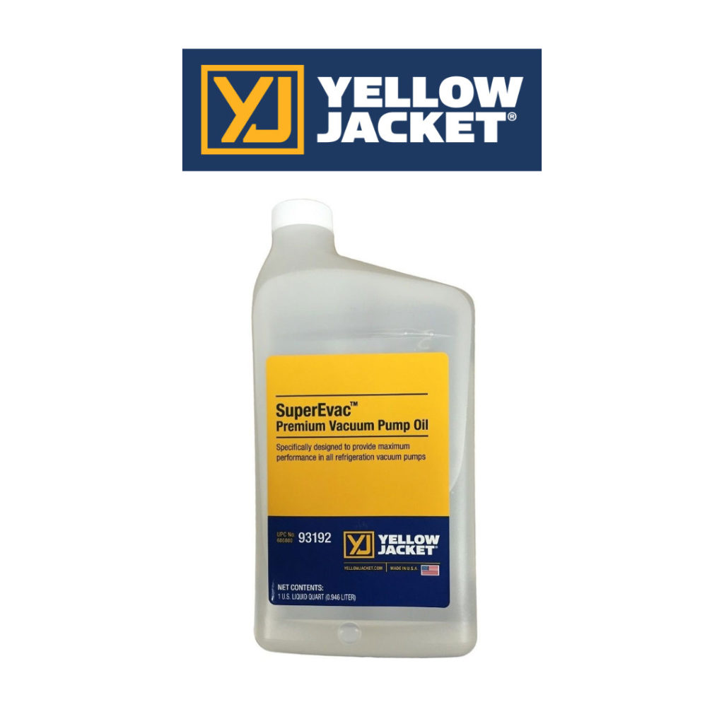 Yellow Jacket Vacuum Pump Oil Yorktech Supply