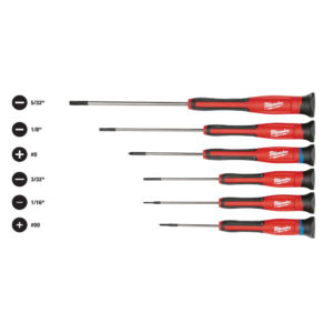 Milwaukee 6pc Precision Drivers w/ case