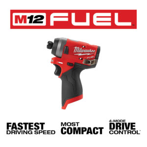 Milwaukee M12 FUEL™ 1/4" Hex Impact Driver (Tool Only)