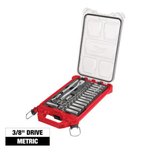 Milwaukee Mechanic Hand Tool Set (Metric) with PACKOUT Tray