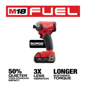 Milwaukee M18 FUEL™ SURGE™ 1/4" Hex Hydraulic Driver