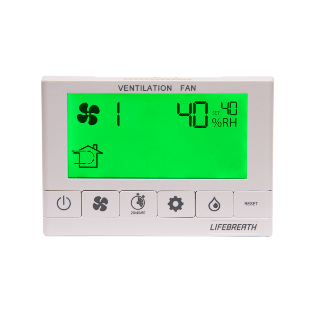 Lifebreath HRV Digital Wall Control Yorktech Supply